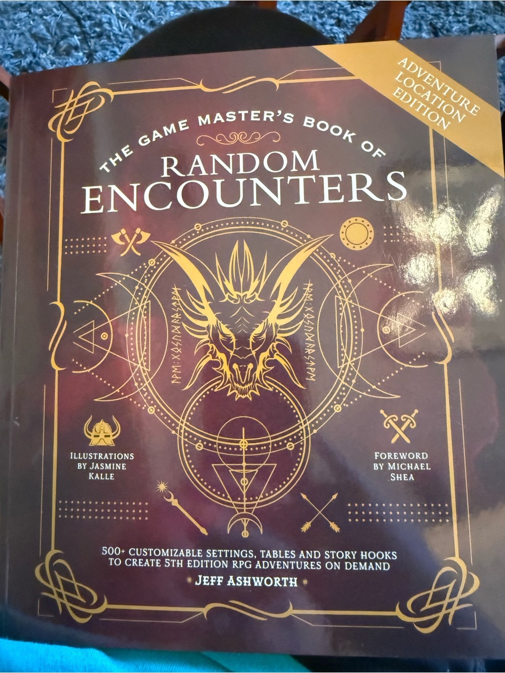 Random Encounters Game Master's Book - Brown & Gold Paperback